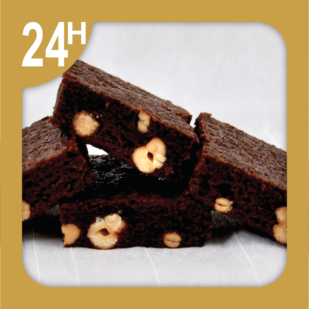[BIS004set12] Box of 12 Cashew Brownies