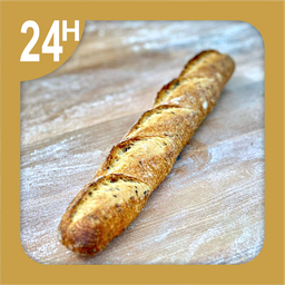 [TBD002Lset01] Bánh mì dài (Baguette) Bột chua Truyền thống hạt 320g (1 cái) 